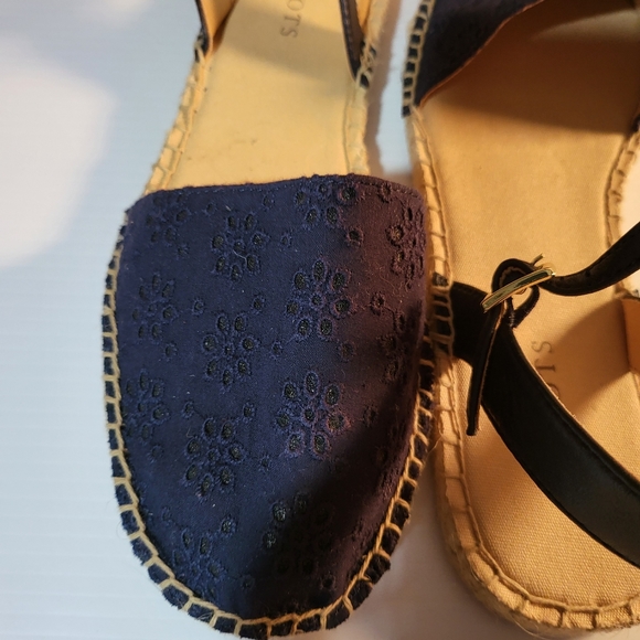 Talbots Shoes Talbots Izzy Dorsay Espadrilles In Eyelet Size 9m